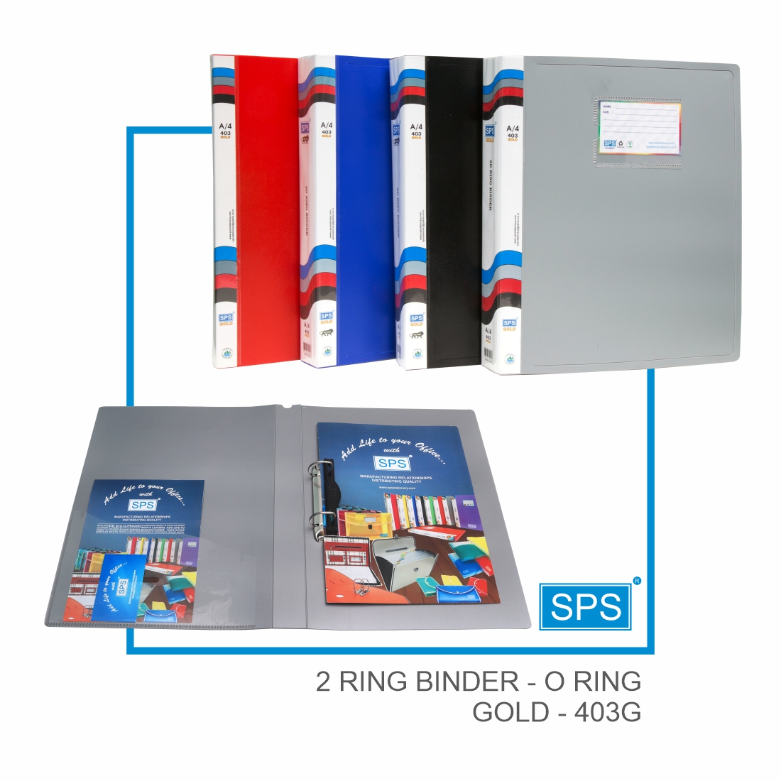 RING BINDER 403 GOLD